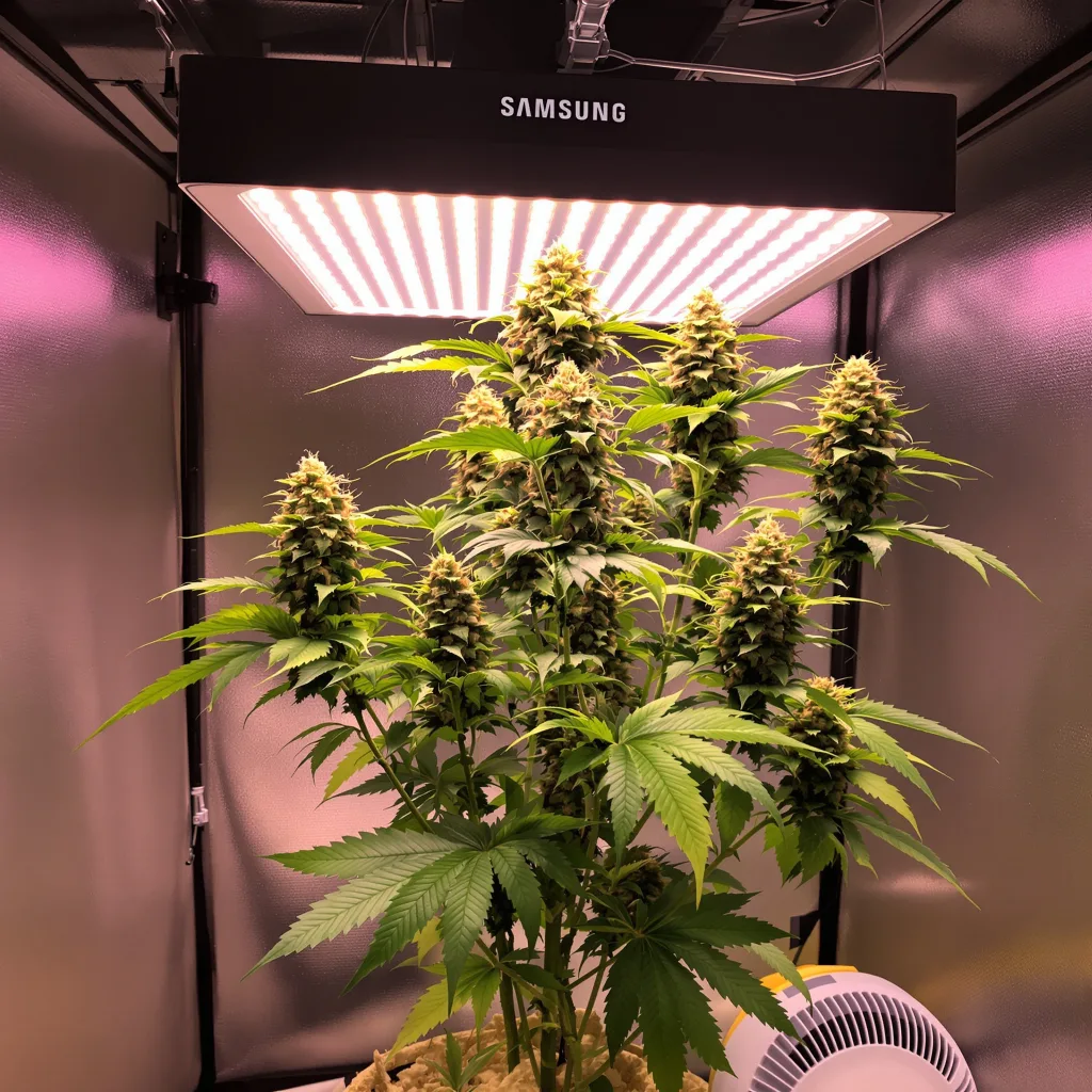 Plante de cannabis Diablo en floraison — 60-100 cm autofloraison