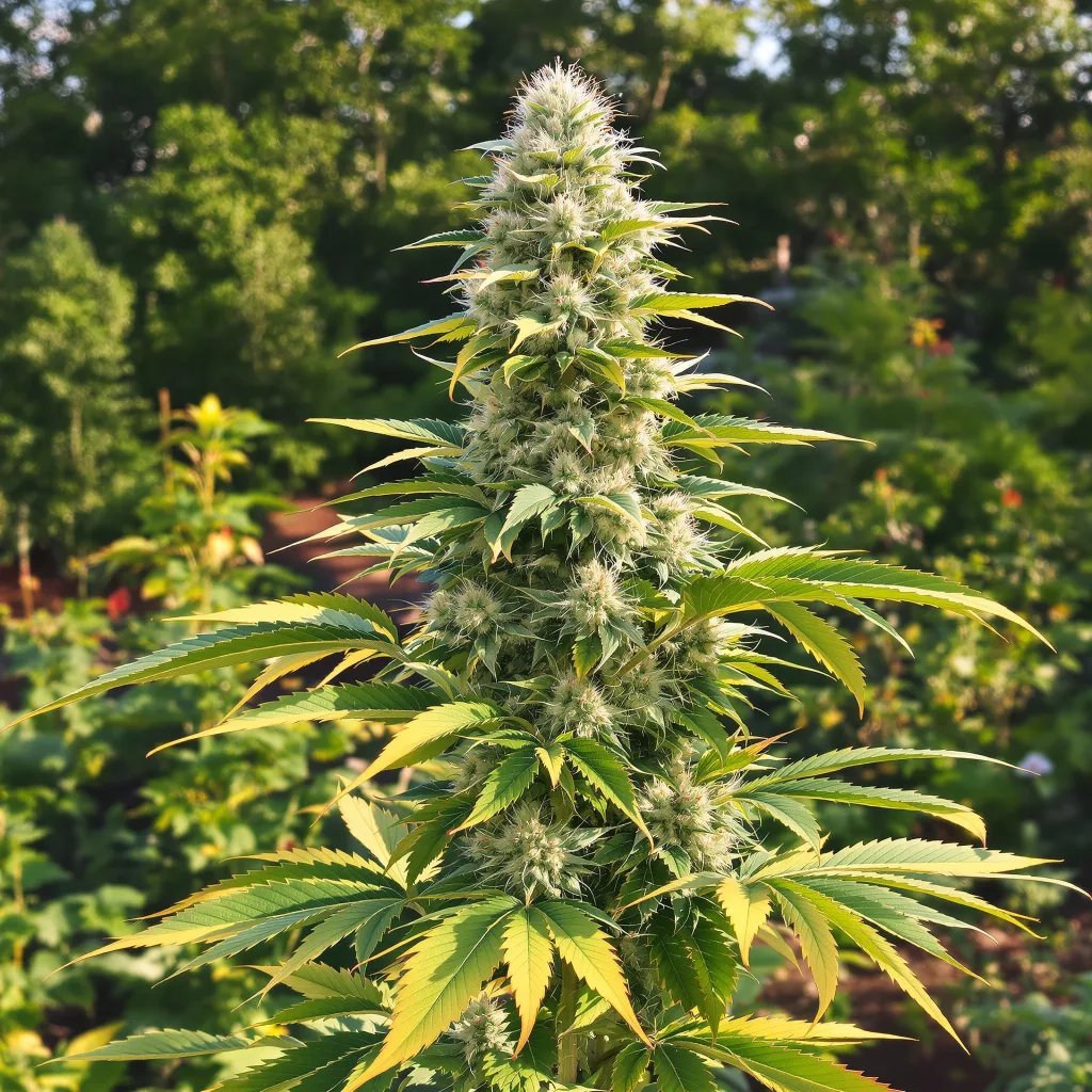 Digweed 39% indica / 61% sativa — fleur avec trichomes visibles
