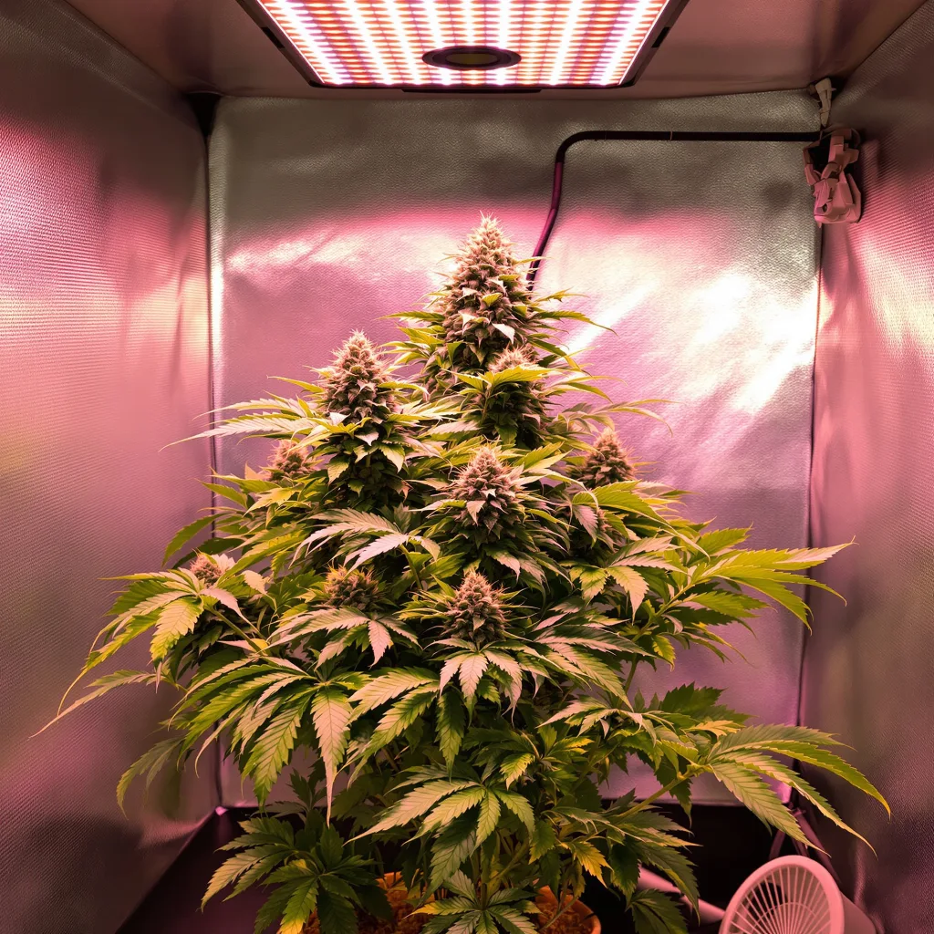 Plante de cannabis Dinachem en floraison — 90-130 cm féminisée
