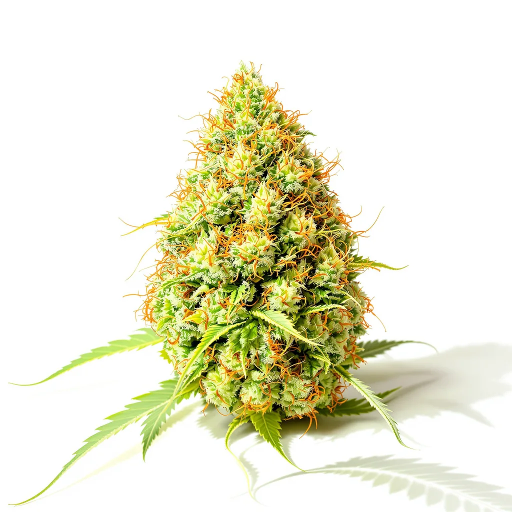 Dirty Girl 30% indica / 70% sativa — fleur avec trichomes visibles
