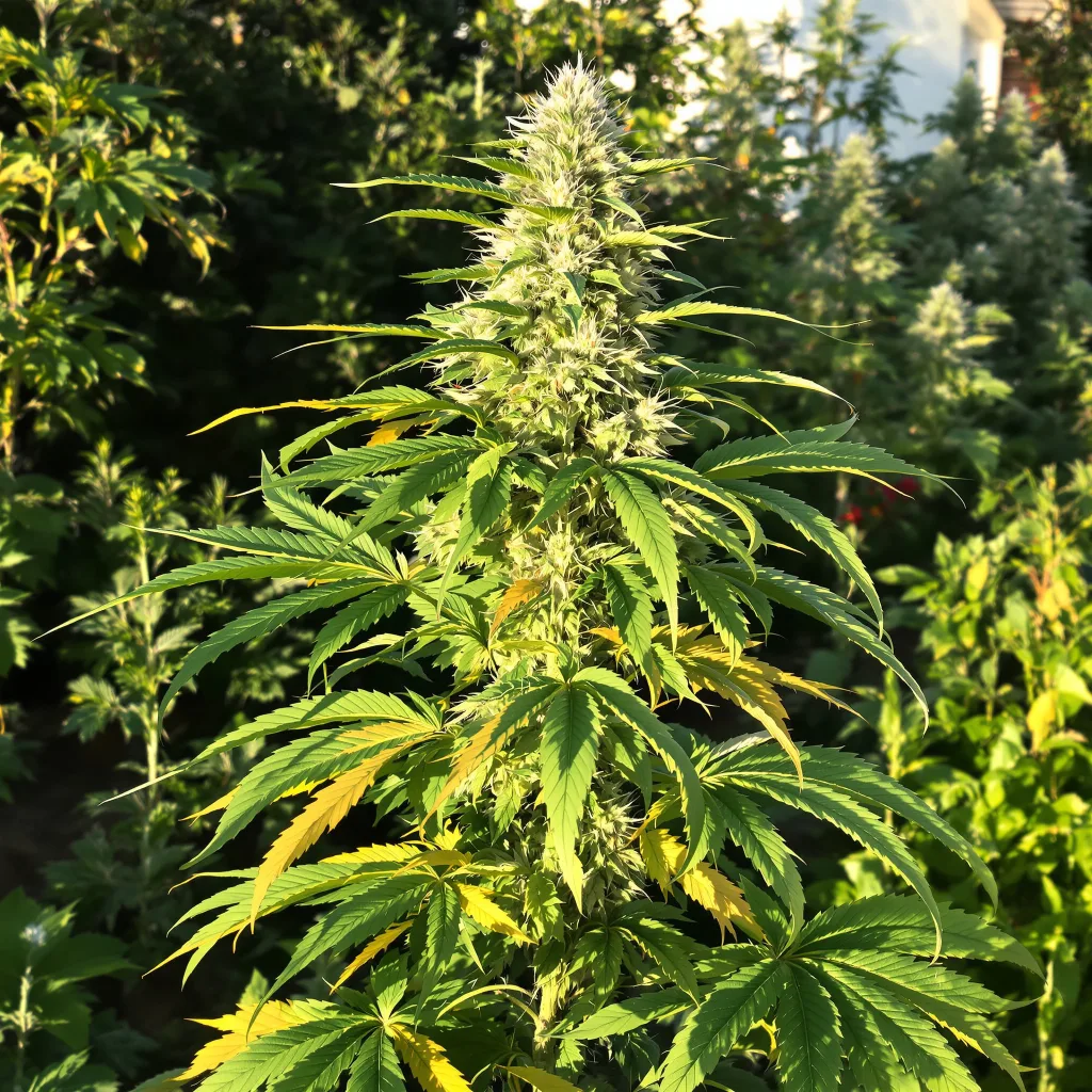 Divine CBD 43% indica / 57% sativa — fleur avec trichomes visibles