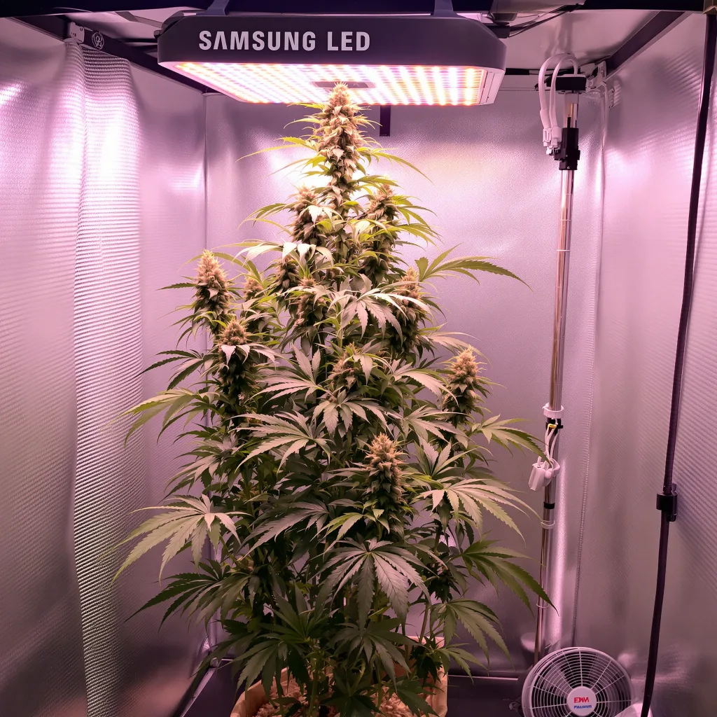 Plante de cannabis Dizzy OG en floraison — 150-200 cm féminisée