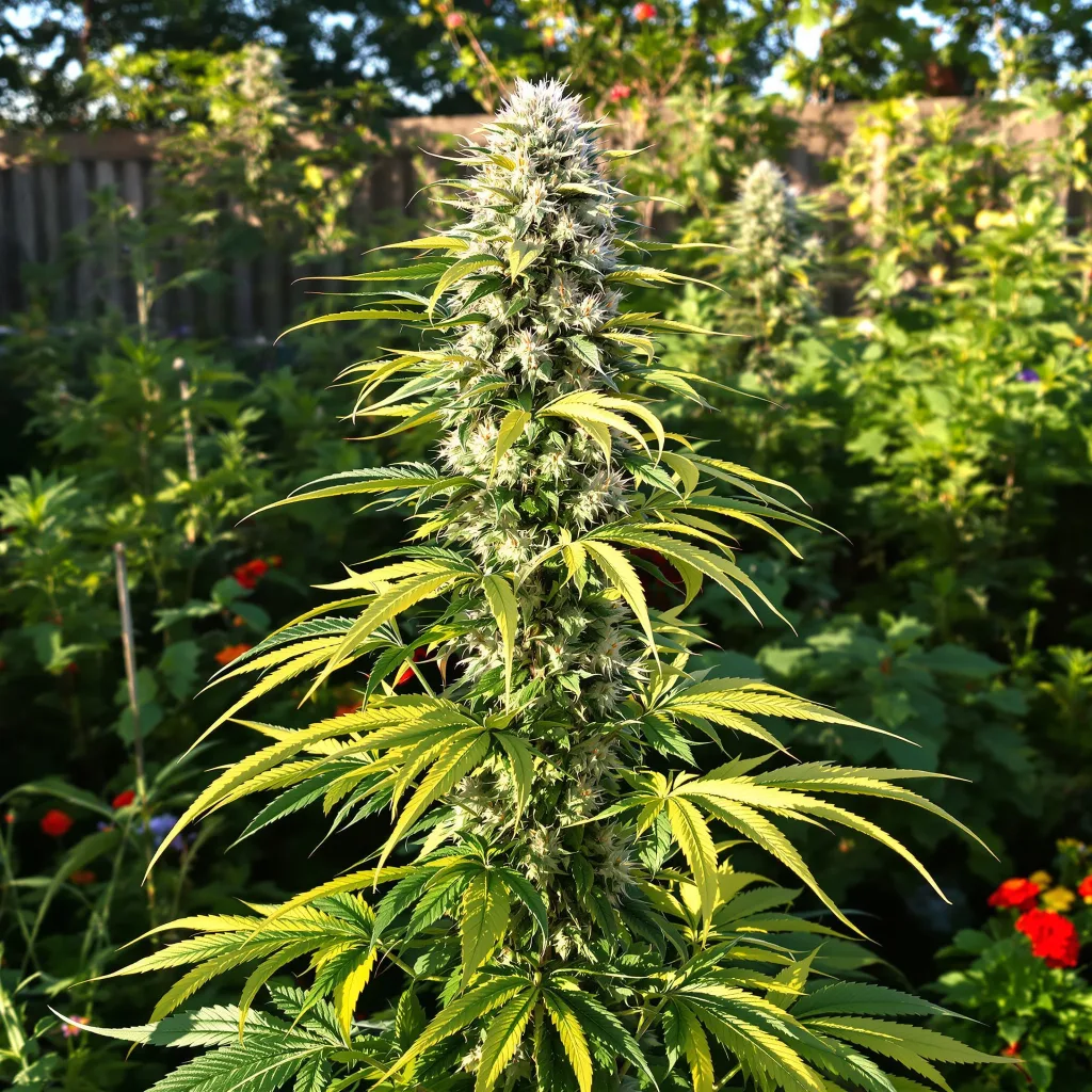Do-Si-Dos 50% indica / 40% sativa — fleur avec trichomes visibles