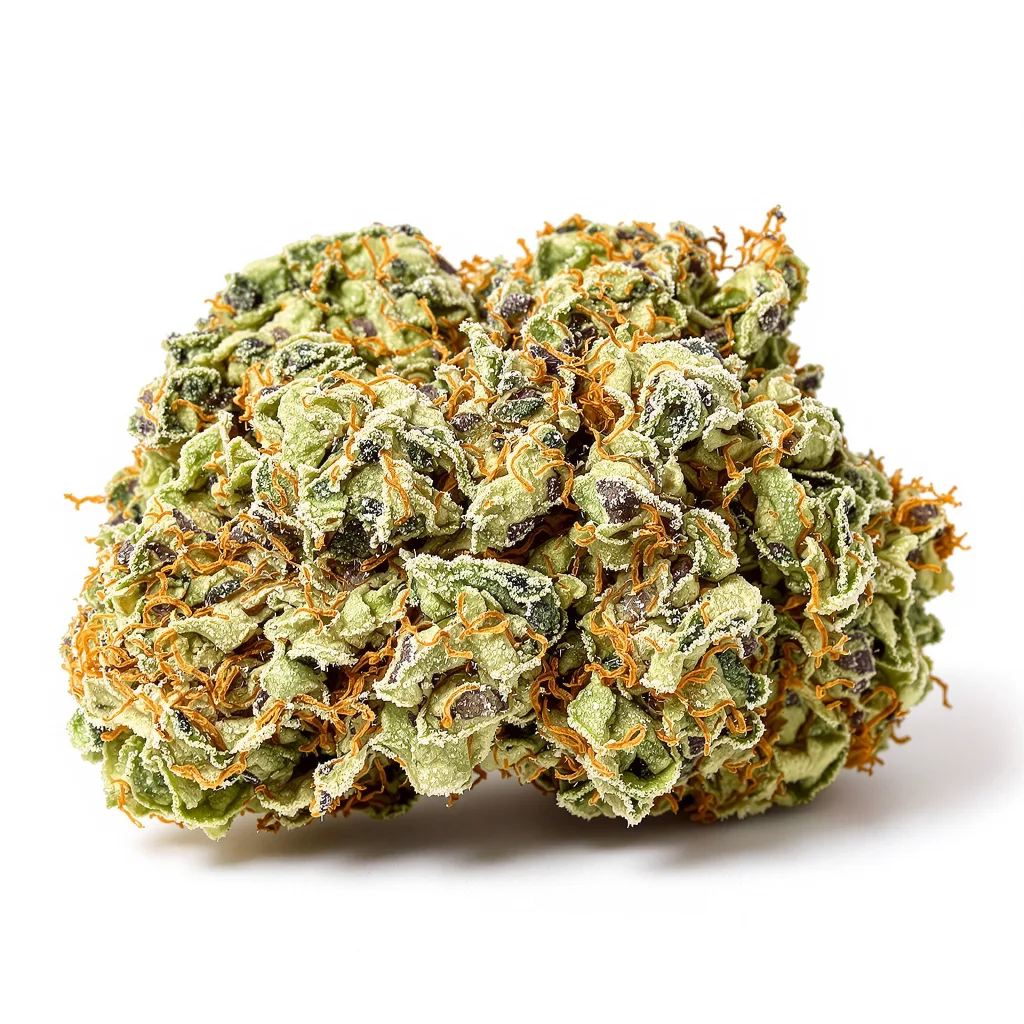 Do-Si-Dos 50% indica / 40% sativa — fleur avec trichomes visibles