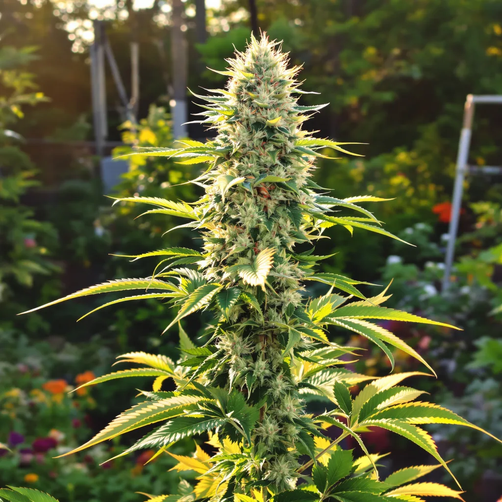 Do-Si-Dos 50% indica / 40% sativa — fleur avec trichomes visibles