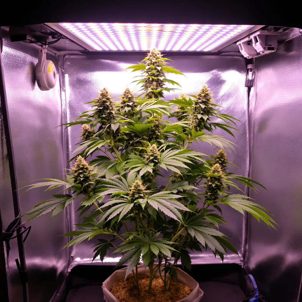 Plante de cannabis Dogwalker OG en floraison — 60-100 cm autofloraison