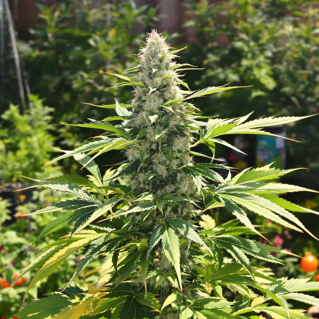 Dogwalker OG 78% indica / 22% sativa — fleur avec trichomes visibles