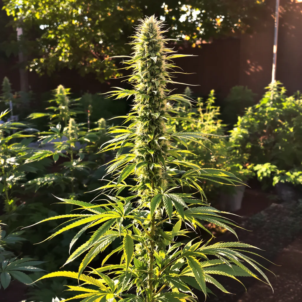 Doobiebird Daydream 20% indica / 80% sativa — fleur avec trichomes visibles