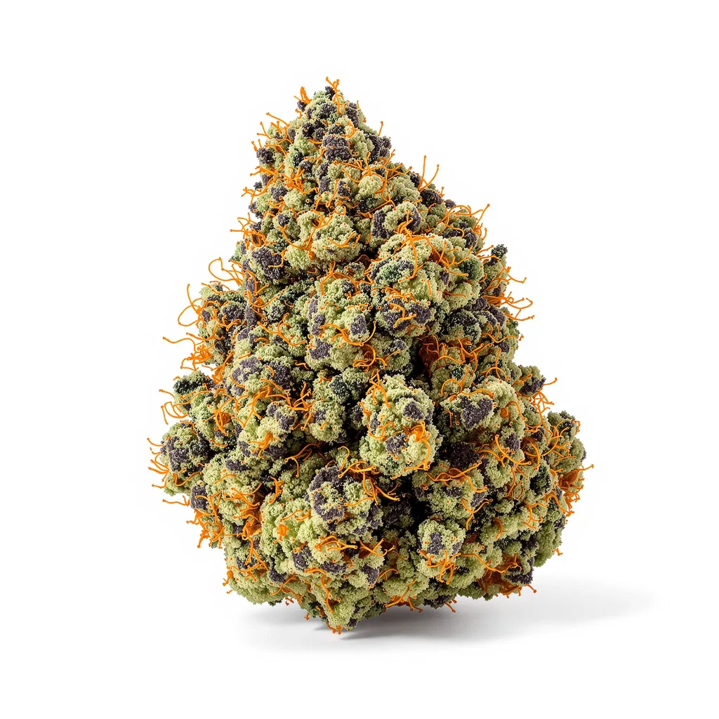 Dorit 83% indica / 17% sativa — fleur avec trichomes visibles