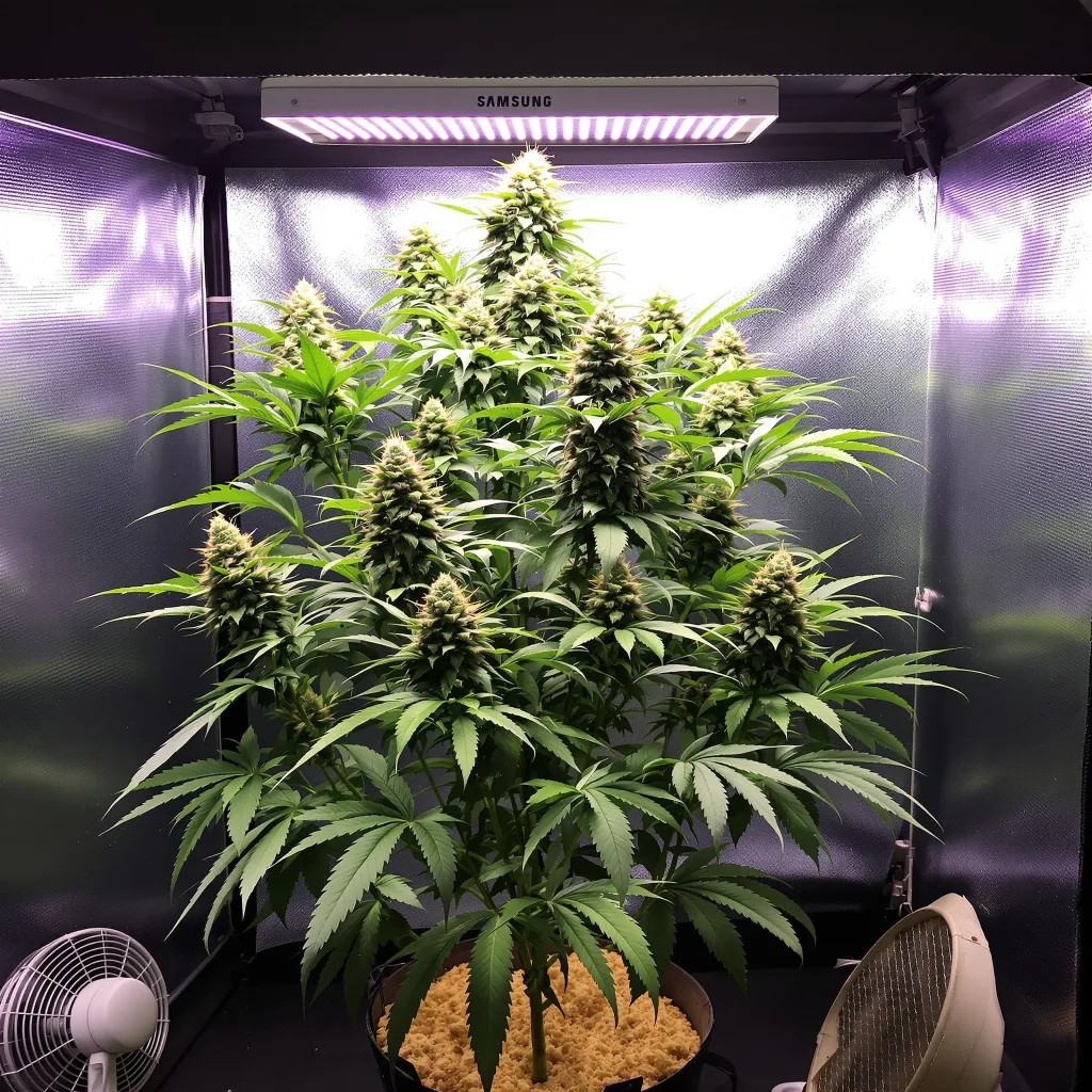 Plante de cannabis Dr. Who en floraison — 60-100 cm autofloraison