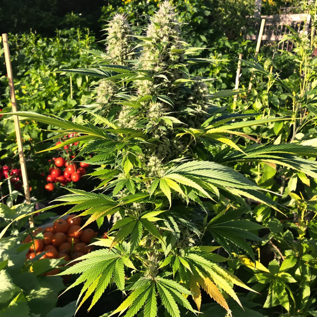 Dream Berry 78% indica / 22% sativa — fleur avec trichomes visibles