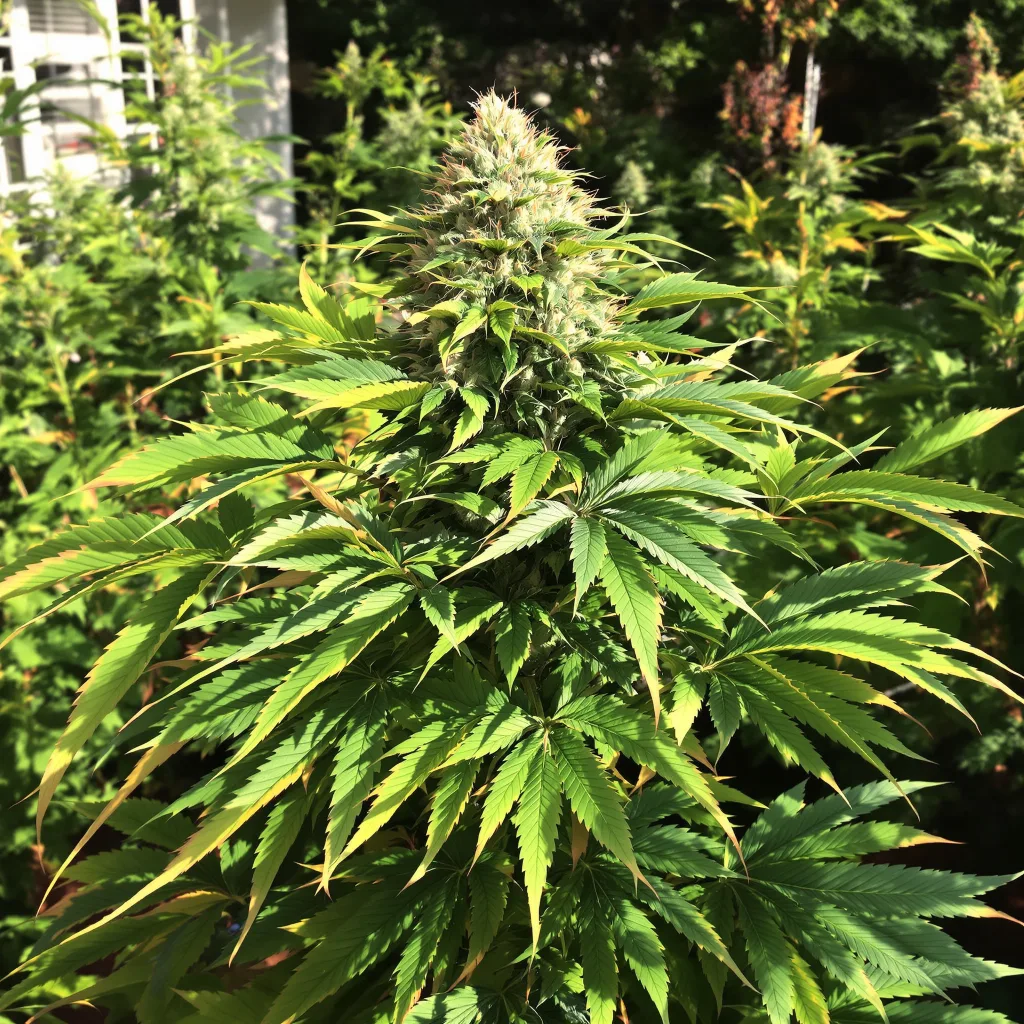 Dream Queen 76% indica / 24% sativa — fleur avec trichomes visibles