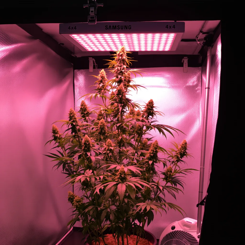 Plante de cannabis Dutch Hawaiian en floraison — 150-200 cm féminisée