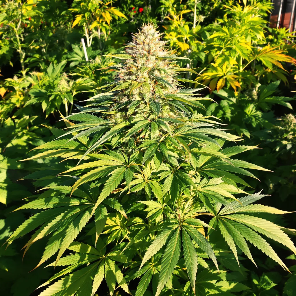 Early Girl 81% indica / 19% sativa — fleur avec trichomes visibles
