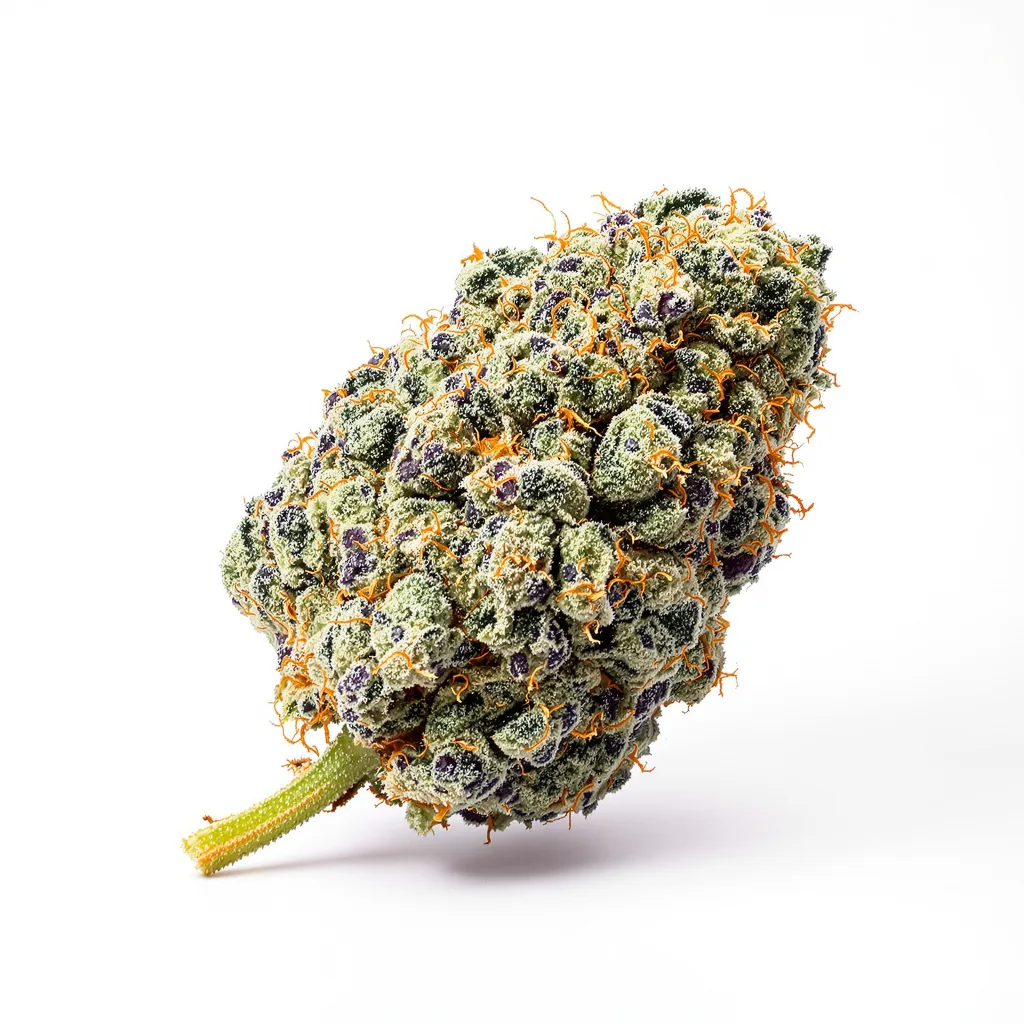 Early Miss 45% indica / 55% sativa — fleur avec trichomes visibles