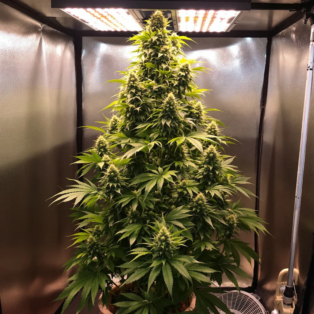 Plante de cannabis East Coast Sour Diesel en floraison — 150-200 cm féminisée