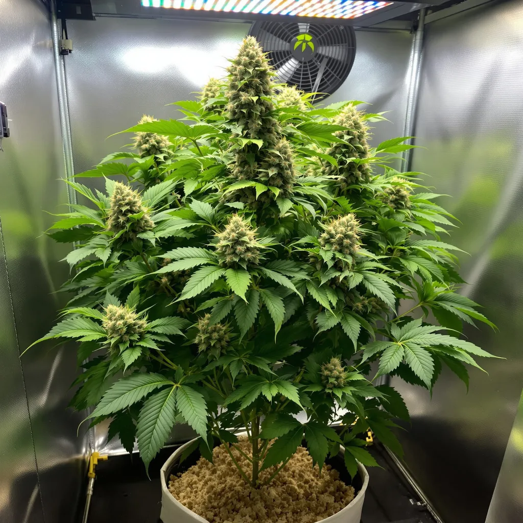 Plante de cannabis Edelweiss en floraison — 90-130 cm féminisée