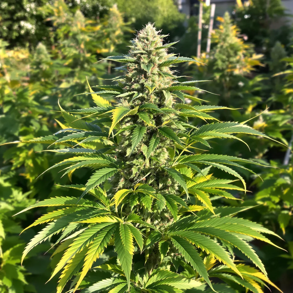 Endless Sky 88% indica / 12% sativa — fleur avec trichomes visibles