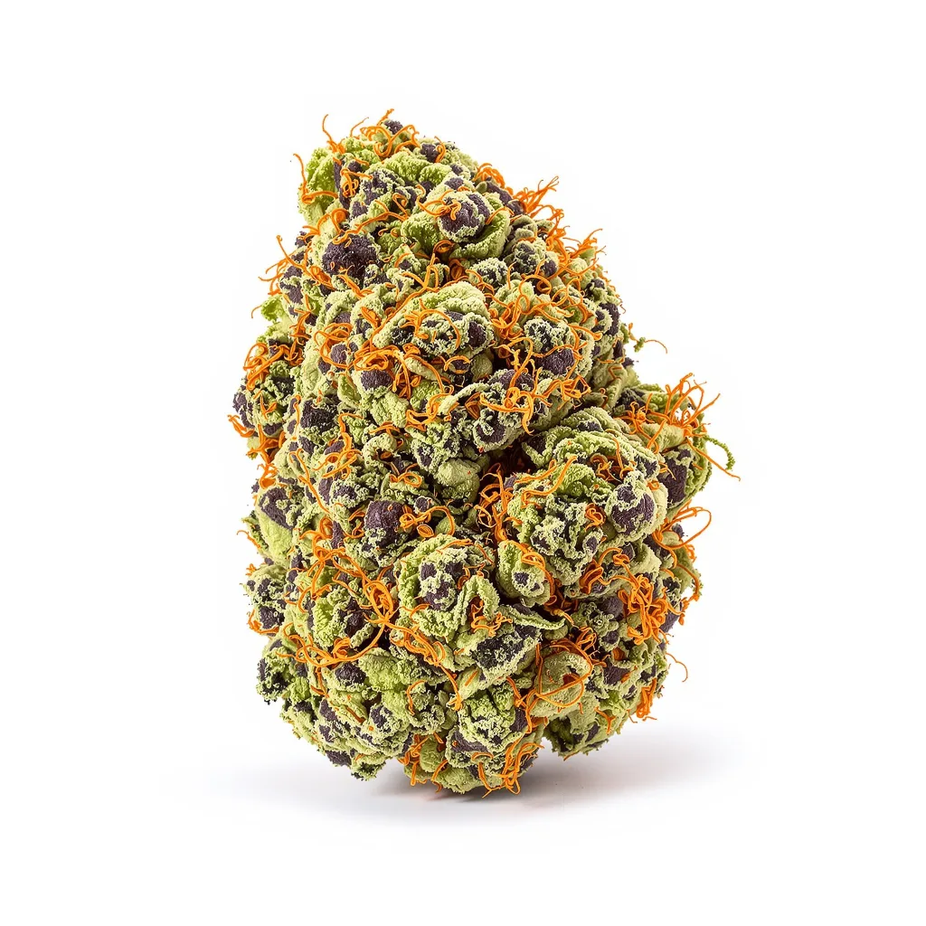Endless Sky 88% indica / 12% sativa — fleur avec trichomes visibles