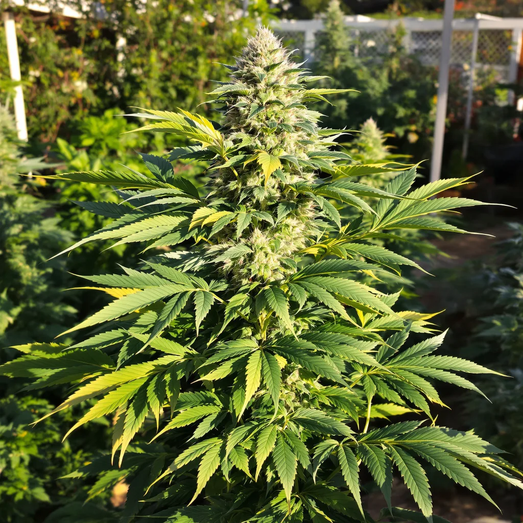 Enemy of the State 85% indica / 15% sativa — fleur avec trichomes visibles