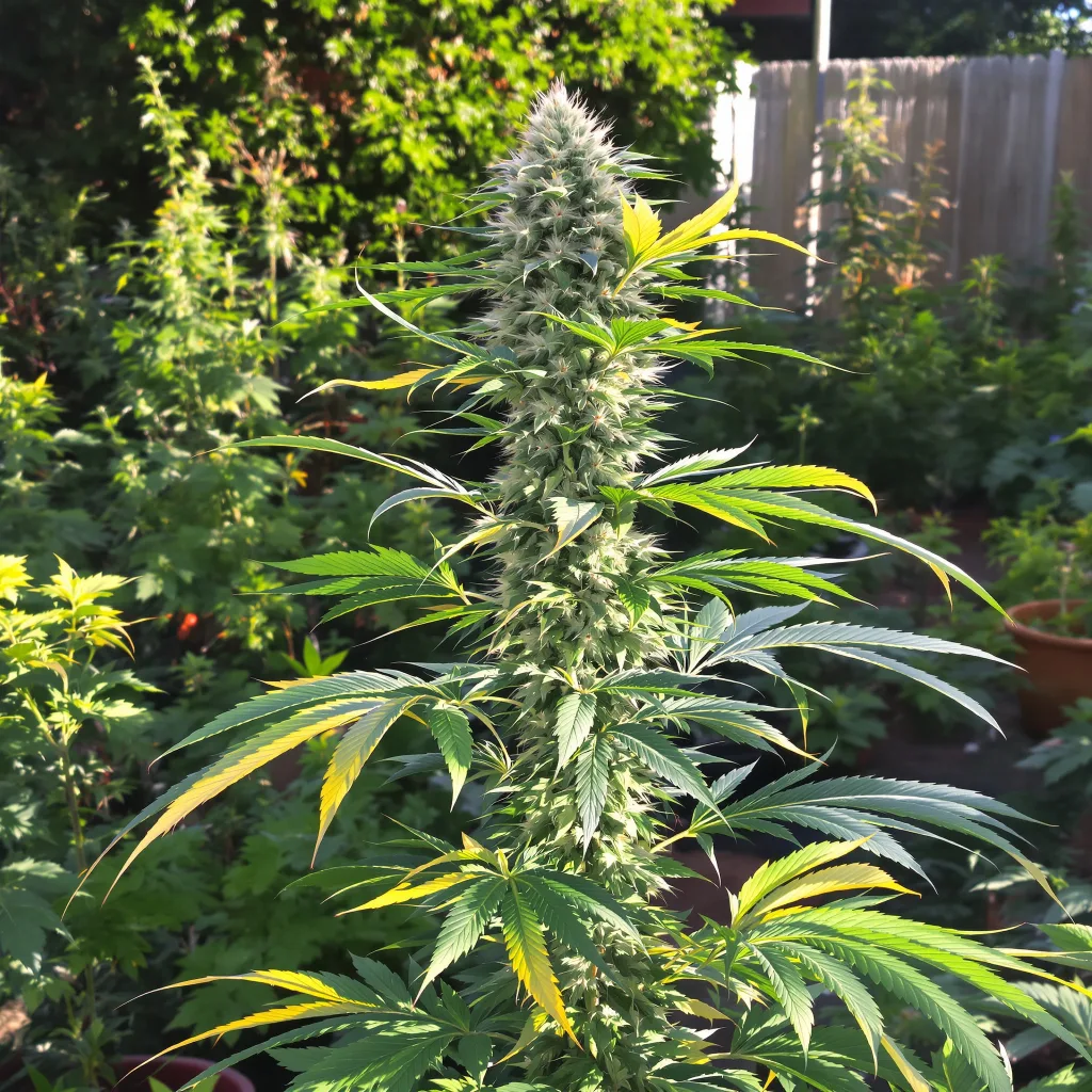 Euforia 20% indica / 80% sativa — fleur avec trichomes visibles