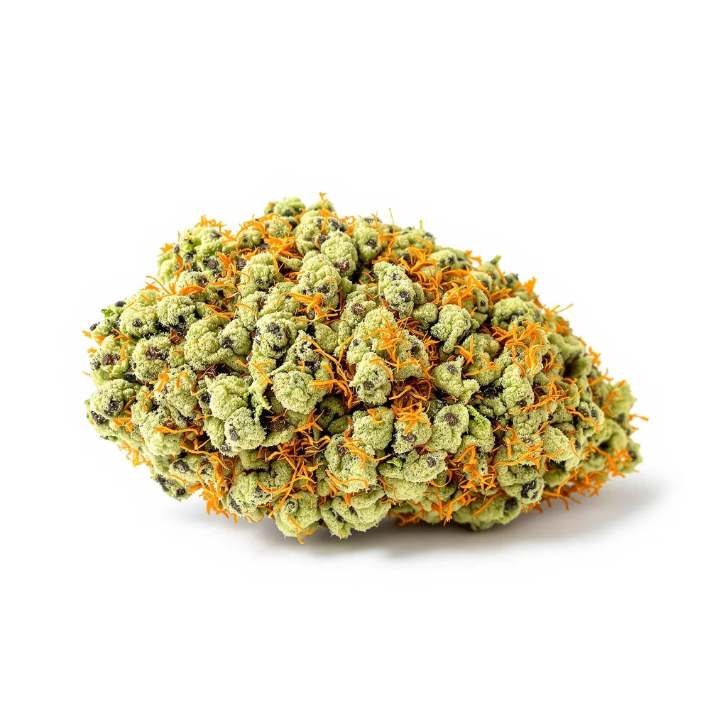 Euforia 20% indica / 80% sativa — fleur avec trichomes visibles