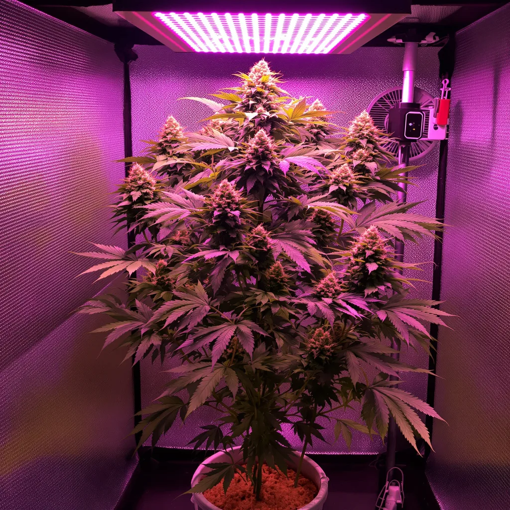 Plante de cannabis Euphoria Cookies en floraison — 60-100 cm autofloraison