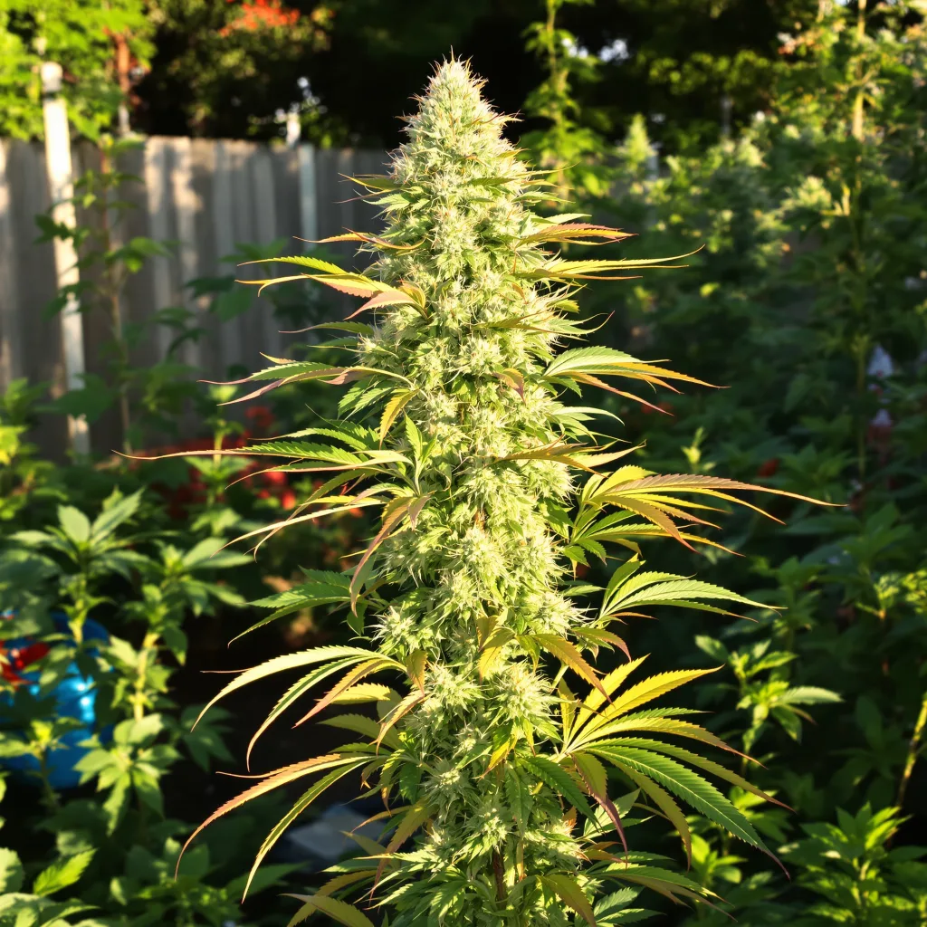 Euphoria Cookies 38% indica / 62% sativa — fleur avec trichomes visibles