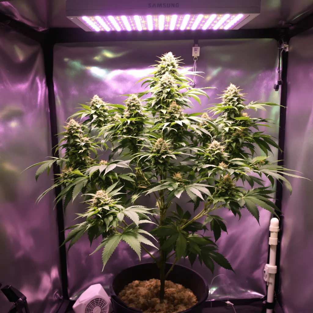 Plante de cannabis Euphoria Cookies en floraison — 120-180 cm féminisée