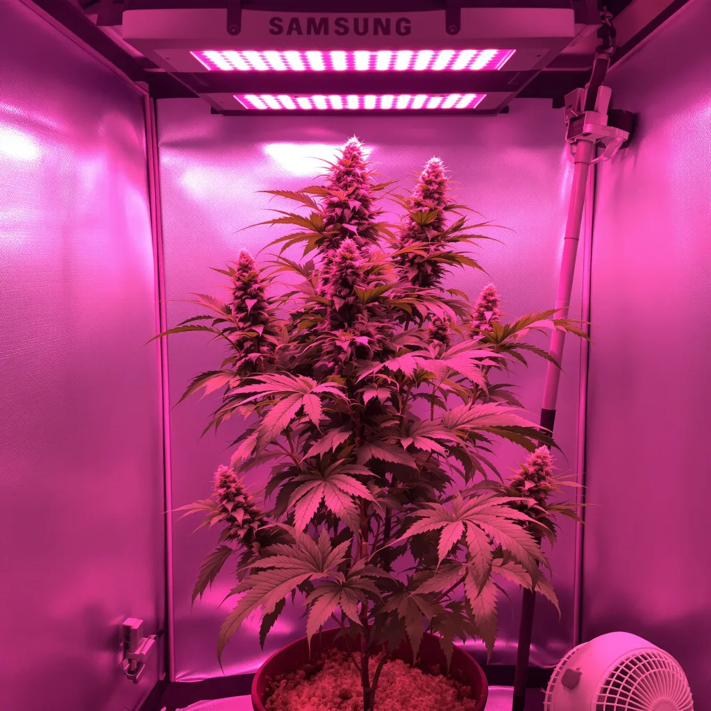 Plante de cannabis Fat Purple en floraison — 60-100 cm autofloraison