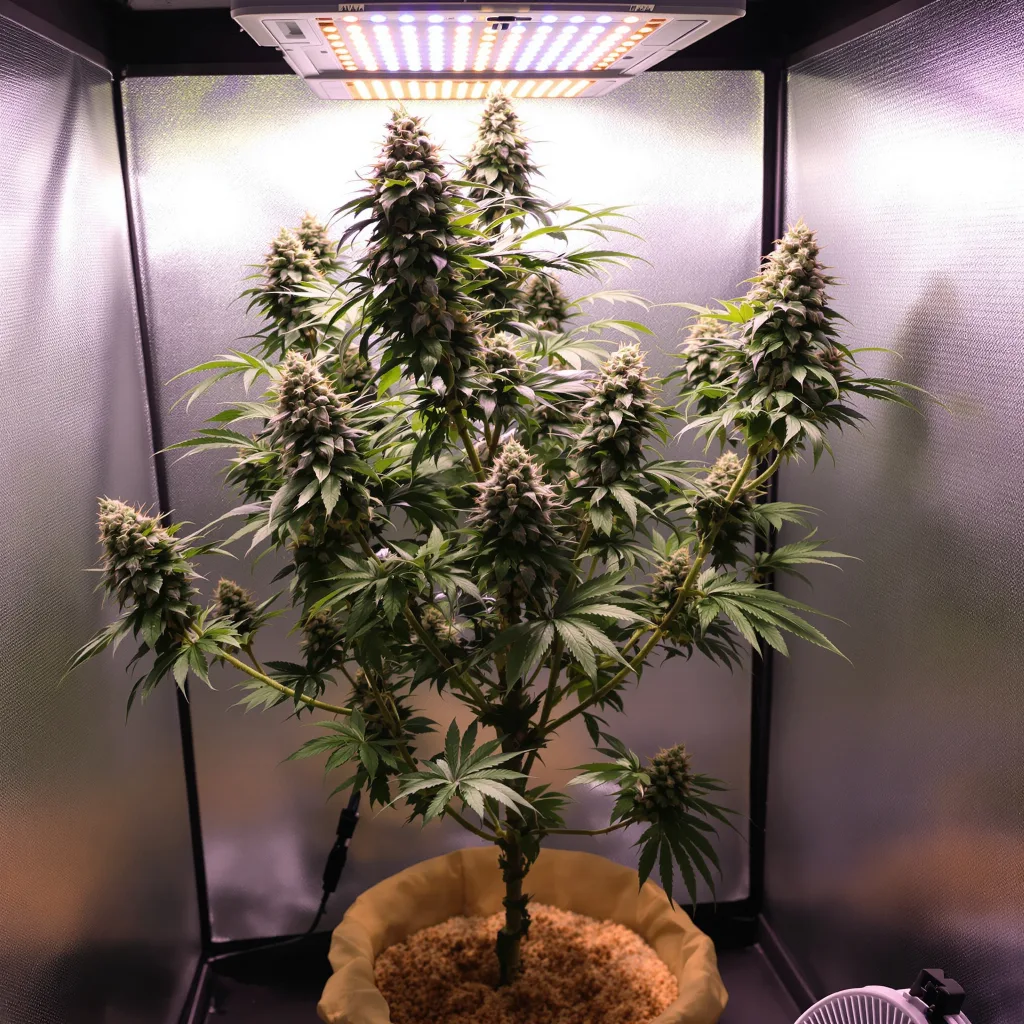 Plante de cannabis Faygo Red Pop en floraison — 60-100 cm autofloraison