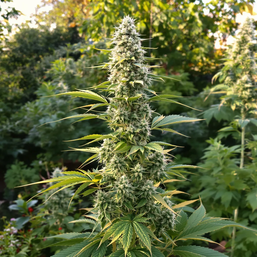 Faygo Red Pop 40% indica / 60% sativa — fleur avec trichomes visibles
