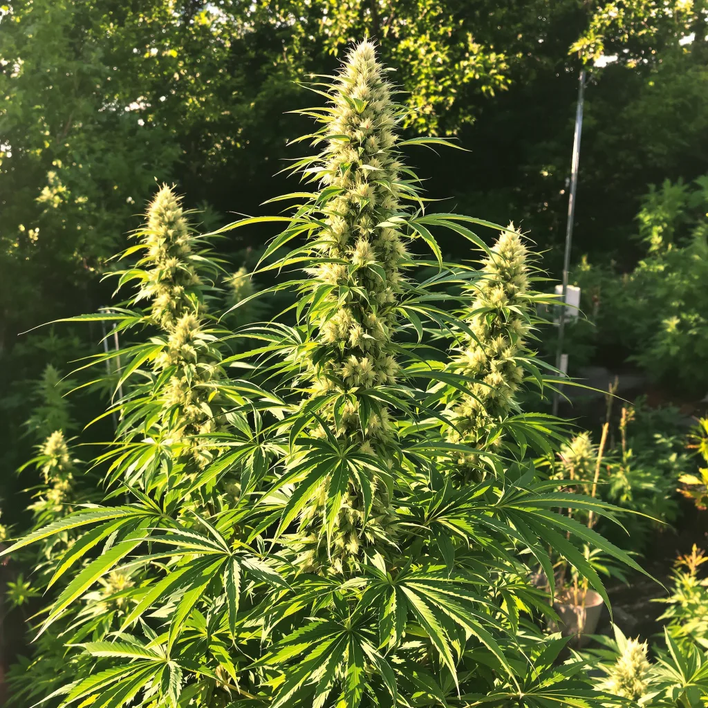 Flo 30% indica / 70% sativa — fleur avec trichomes visibles