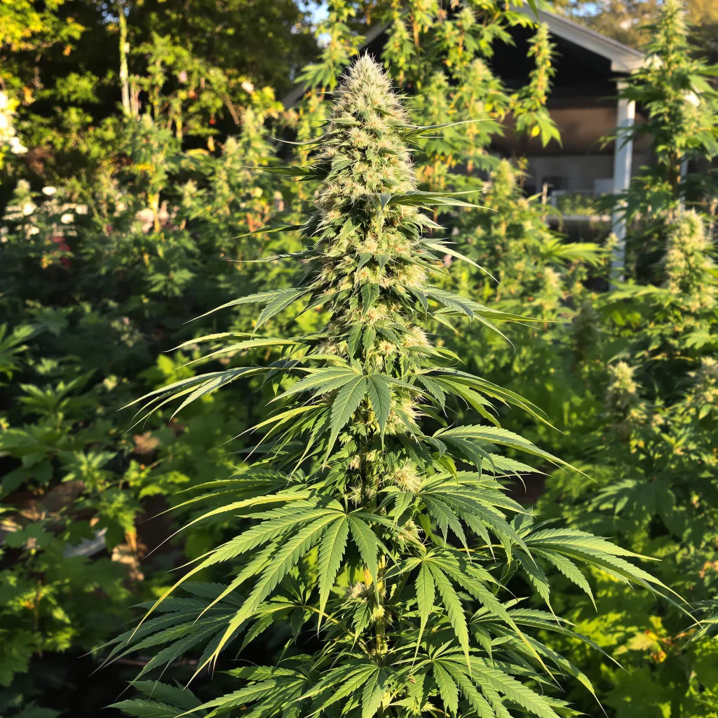 Flying Princess 18% indica / 82% sativa — fleur avec trichomes visibles