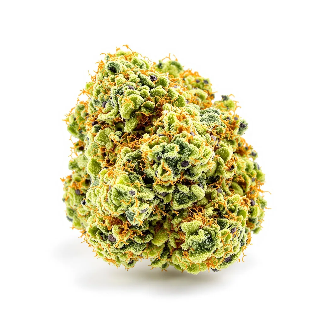 Flying Princess 18% indica / 82% sativa — fleur avec trichomes visibles