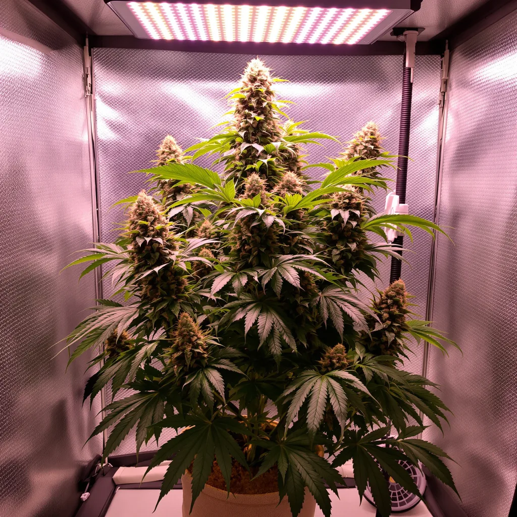 Plante de cannabis Forbidden Fruit en floraison — 90-130 cm féminisée