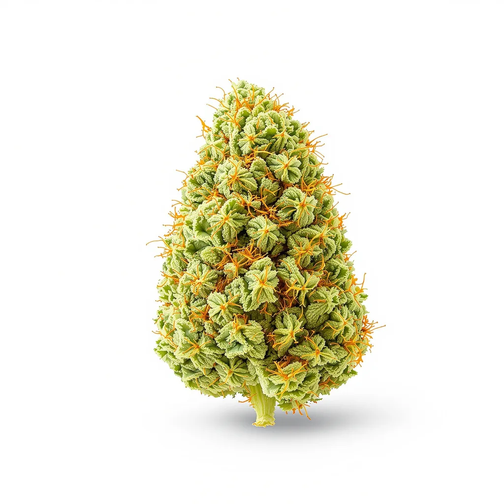 Fortune Cookies 25% indica / 75% sativa — fleur avec trichomes visibles