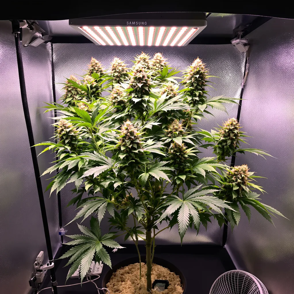 Plante de cannabis FPOG en floraison — 60-100 cm autofloraison