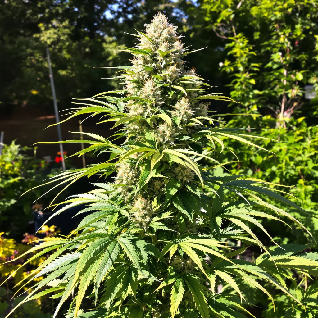 French Cookies 59% indica / 41% sativa — fleur avec trichomes visibles
