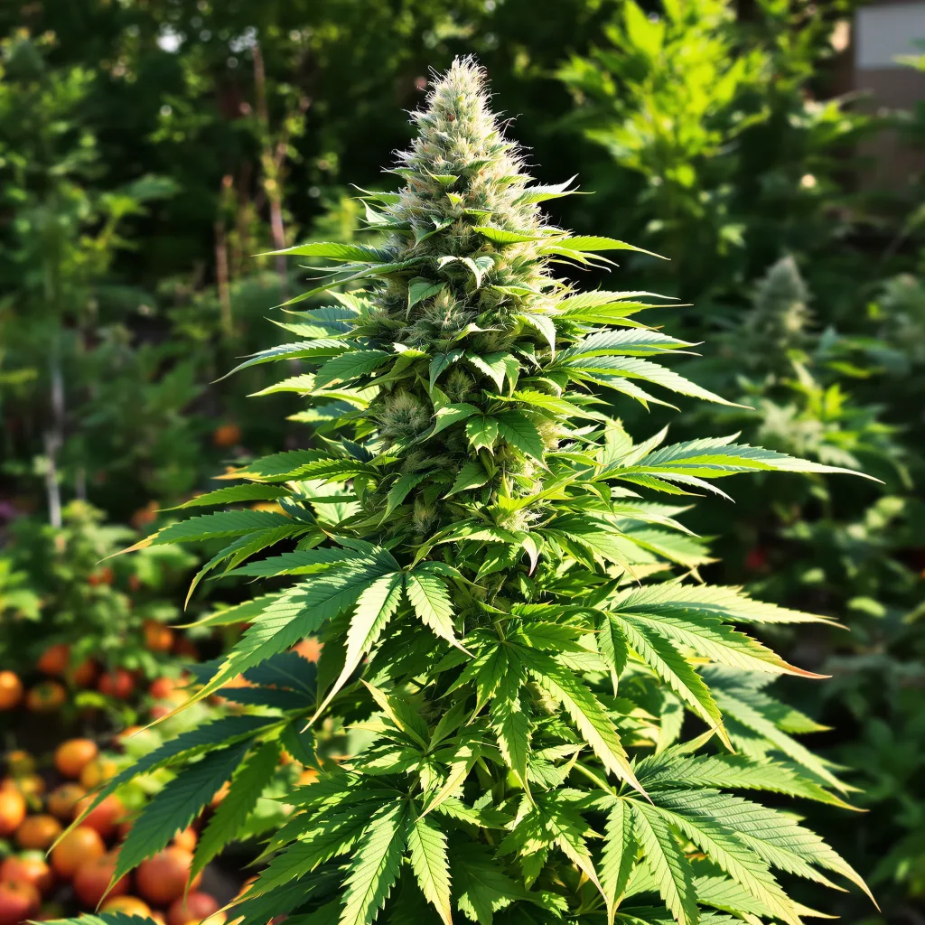 Frida 83% indica / 17% sativa — fleur avec trichomes visibles