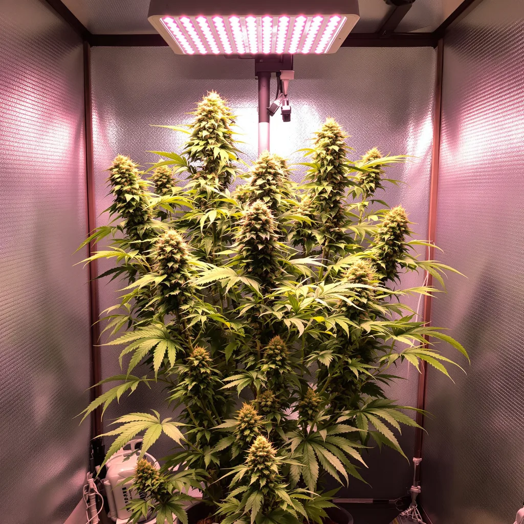 Plante de cannabis Frosty en floraison — 120-180 cm féminisée
