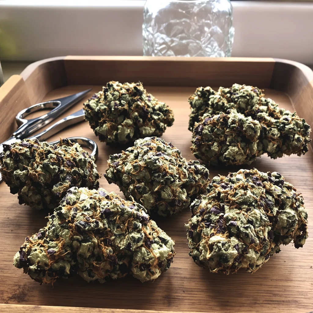 Fruit 78% indica / 22% sativa — fleur avec trichomes visibles