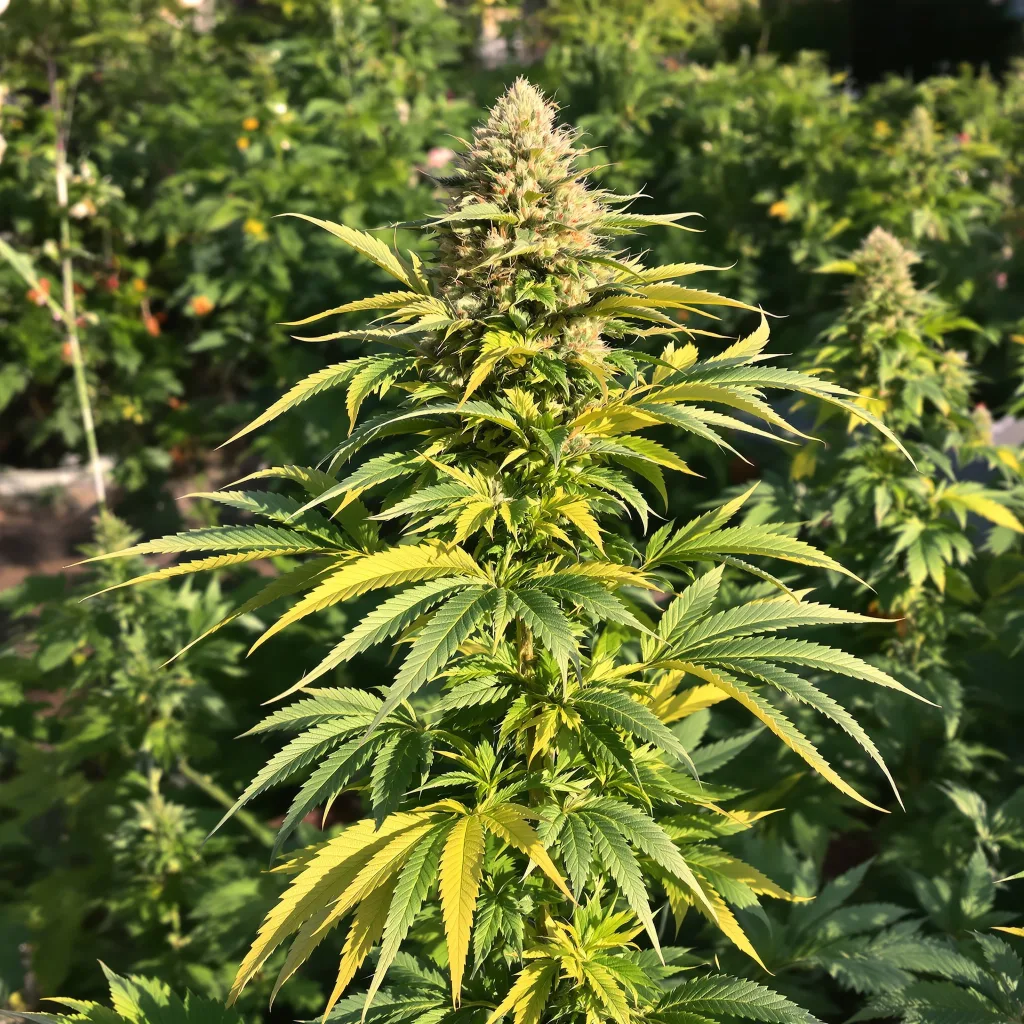 Fruit 78% indica / 22% sativa — fleur avec trichomes visibles
