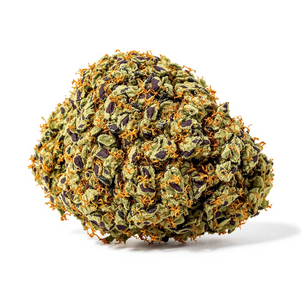 Fruit 78% indica / 22% sativa — fleur avec trichomes visibles