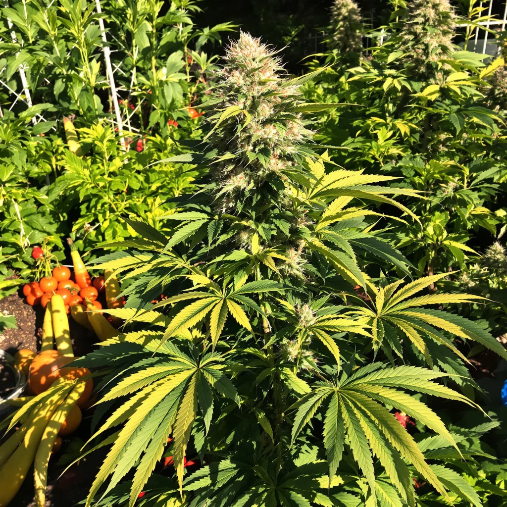 Fruit 78% indica / 22% sativa — fleur avec trichomes visibles