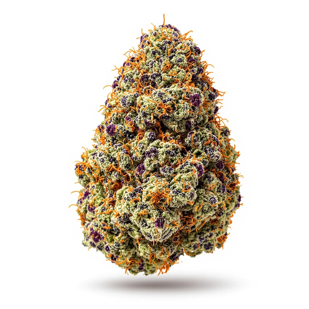 Fruit 78% indica / 22% sativa — fleur avec trichomes visibles