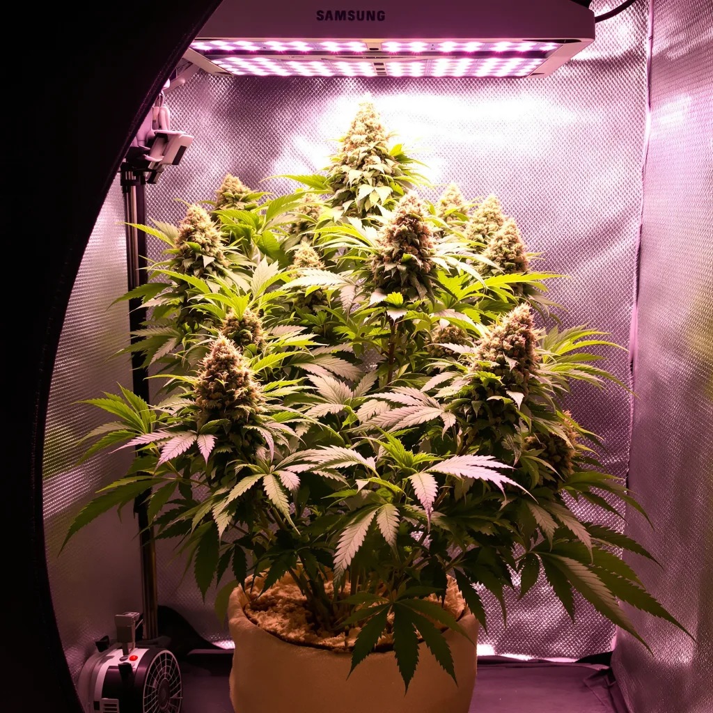 Plante de cannabis Fruitylicious en floraison — 60-100 cm autofloraison