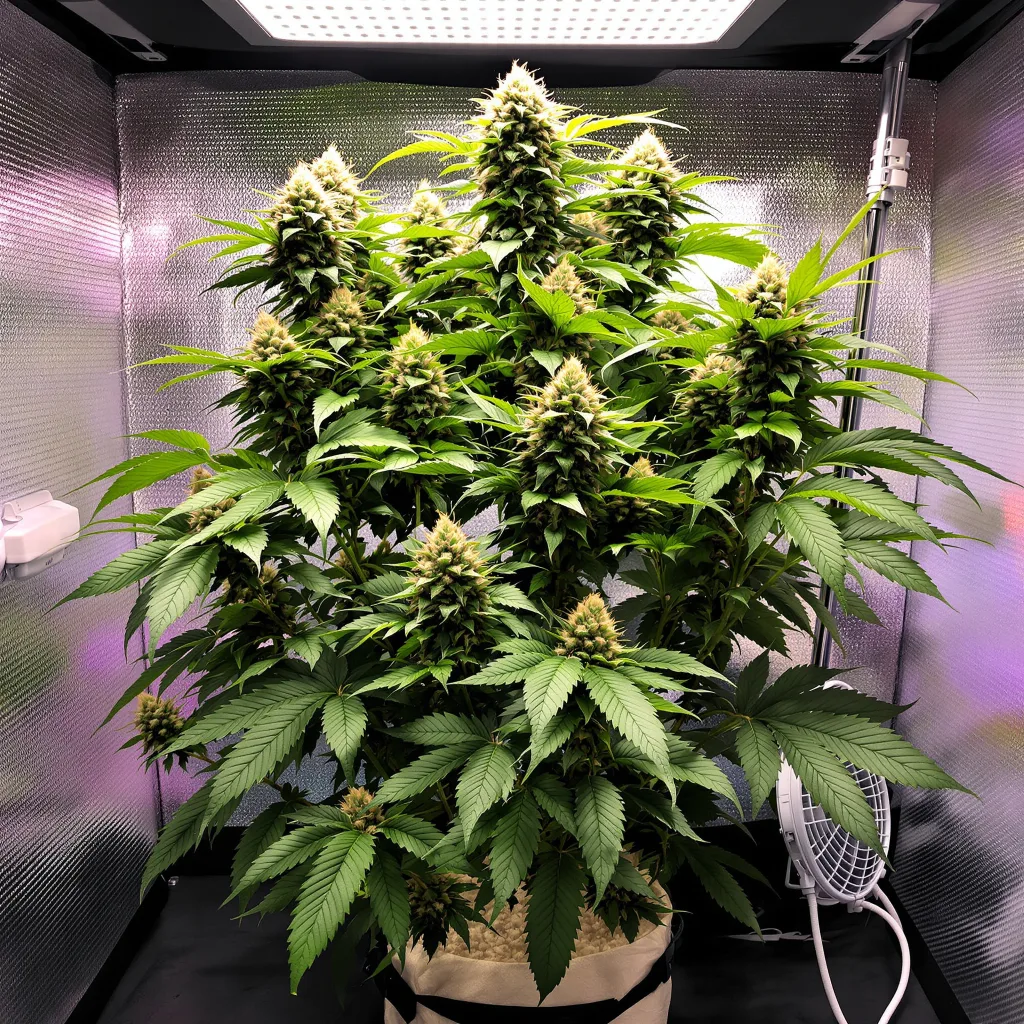 Plante de cannabis Fruitylicious en floraison — 90-130 cm féminisée