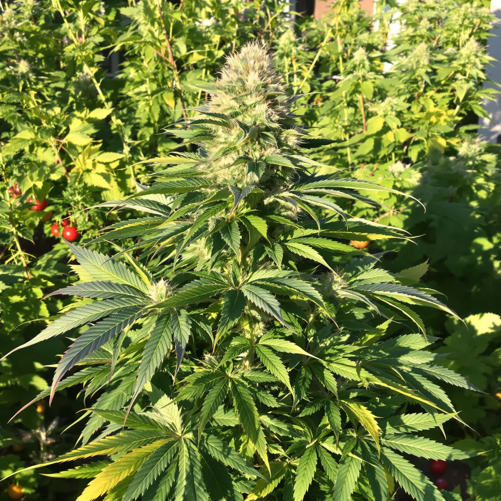 Fucking Incredible 66% indica / 34% sativa — fleur avec trichomes visibles