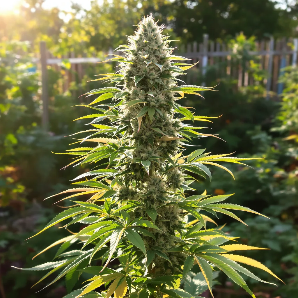 Future 45% indica / 55% sativa — fleur avec trichomes visibles